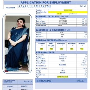 AASA ULLAMPARTMI -INDIA