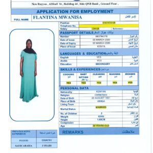 FLANTINA MWANISA- KENYA