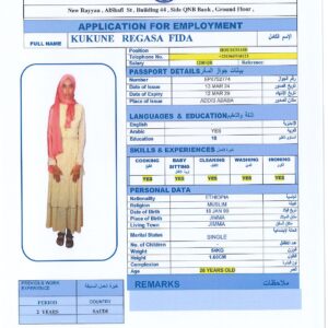 KUKUNE REGASA FIDA - ETHIOPIA