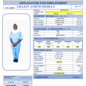 LILLIAN ATIENO OGOLIA-KENYA