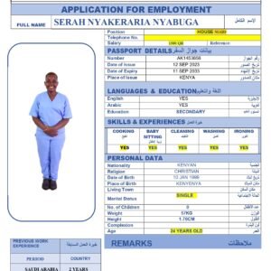 EVACHEPNGETICH -KENYA