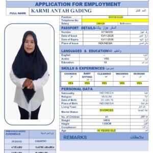 KARMI ANTAH GADING -INDONESIA