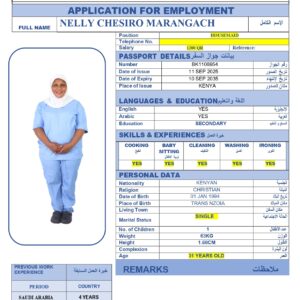 NELLY CHESIRO MARANGACH-KENYA