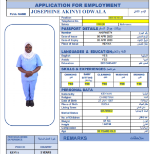 PHONICE NYOKABI WANGUI-KENYA