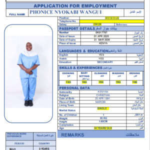 JOSEPHINE AKINYI ODWALA- KENYA